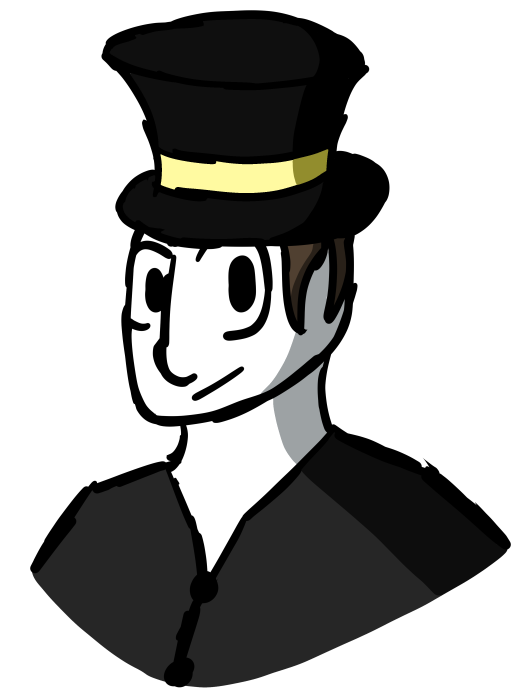 profile picture- guy with a top hat