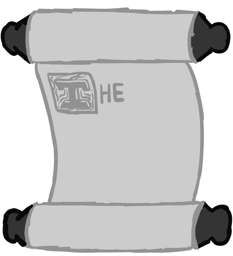 Icon of a scroll with THE written on it