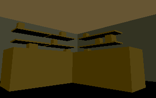 Pan inside shop